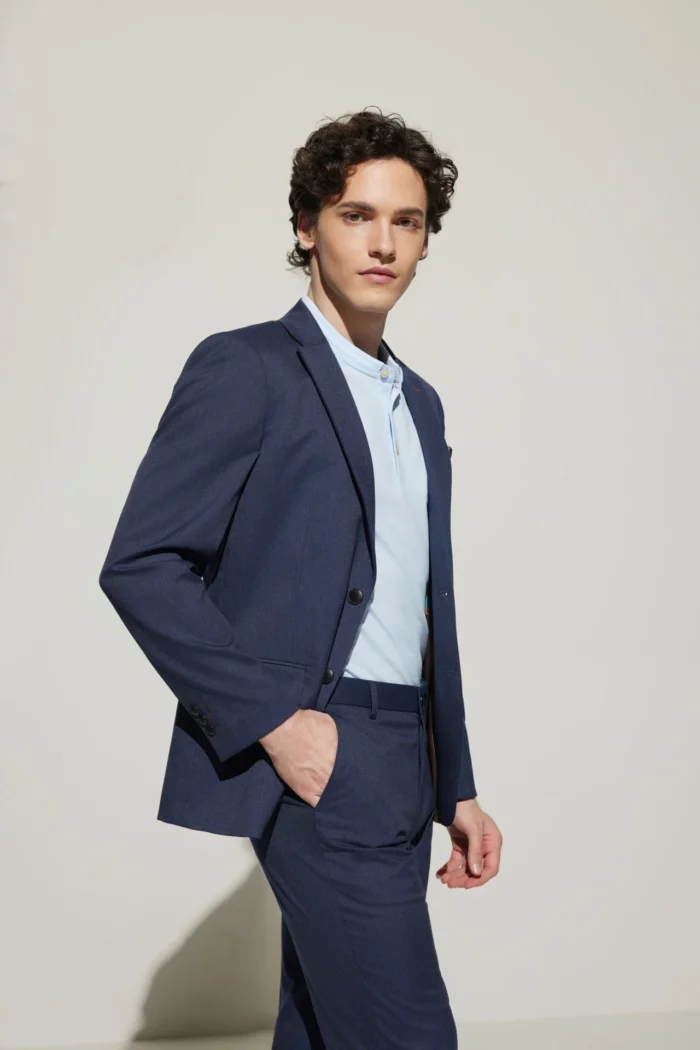 Multi-Way Stretch Smart Fit Texture Suit - Image 11