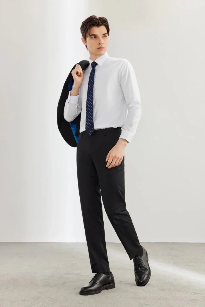 Easy Care Cotton Blend Poplin Shirt - Image 3