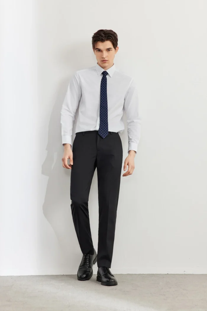 Easy Care Cotton Blend Poplin Shirt - Image 4