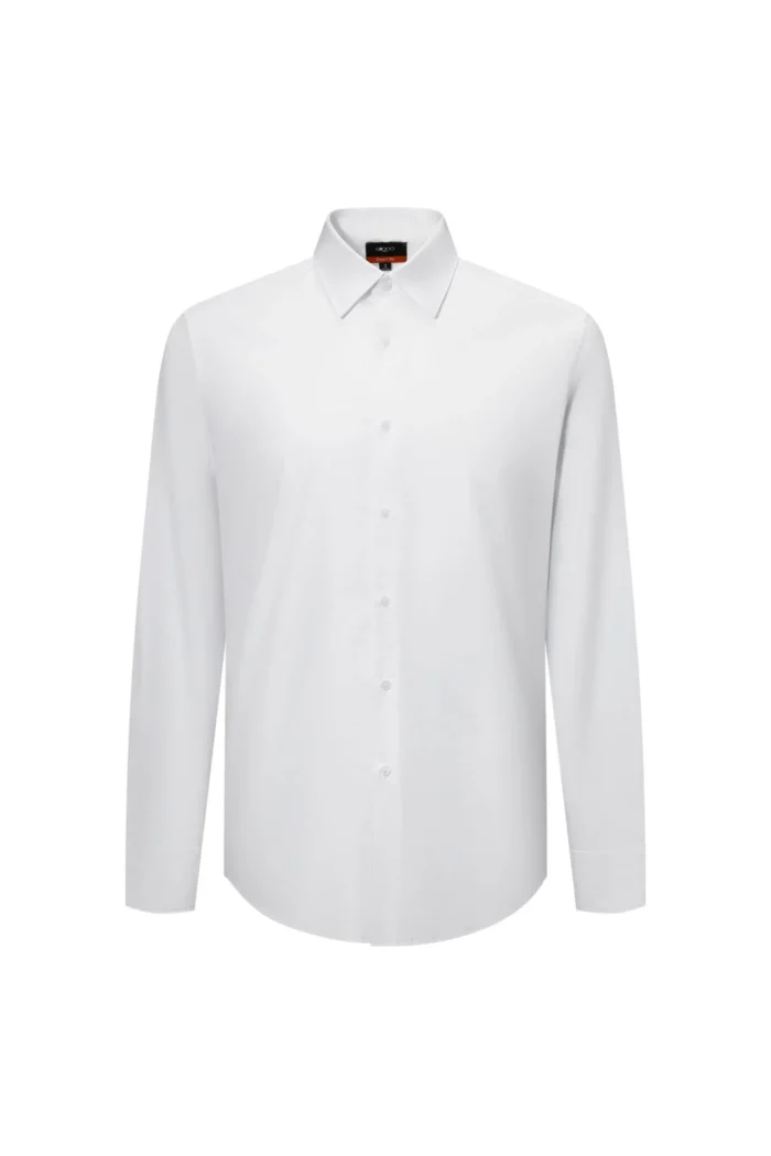 Easy Care Cotton Blend Poplin Shirt - Image 7