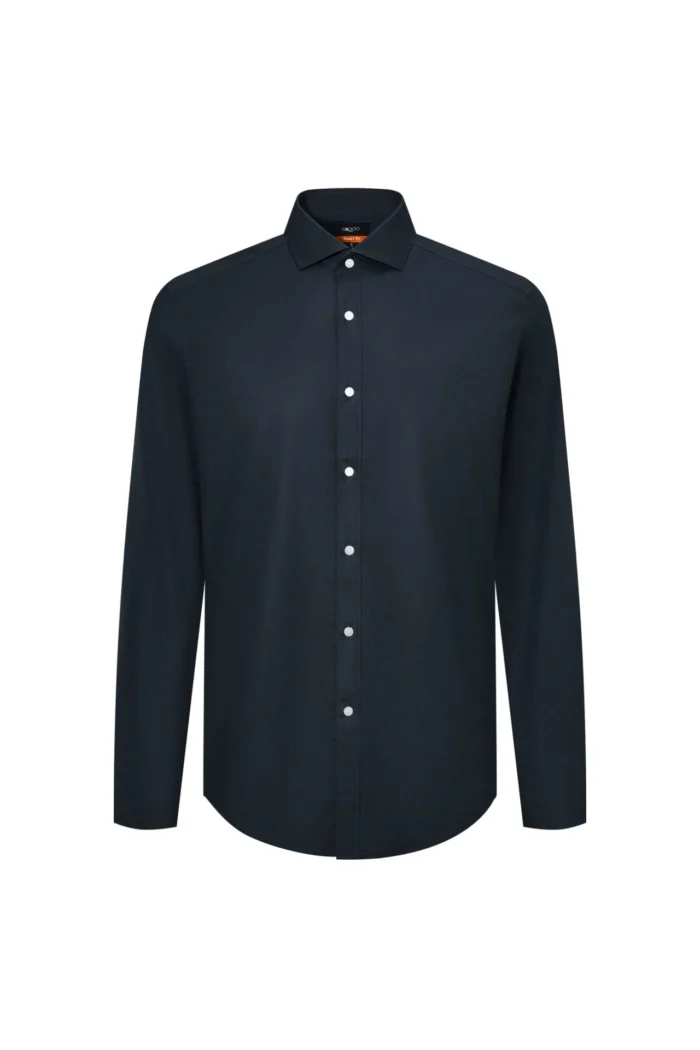 Easy care Cotton Blend Wide Twill Shirt - Image 9