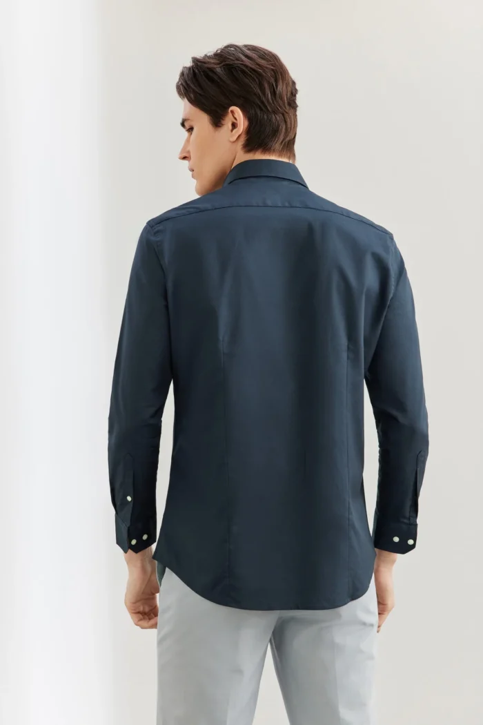 Easy care Cotton Blend Wide Twill Shirt - Image 3