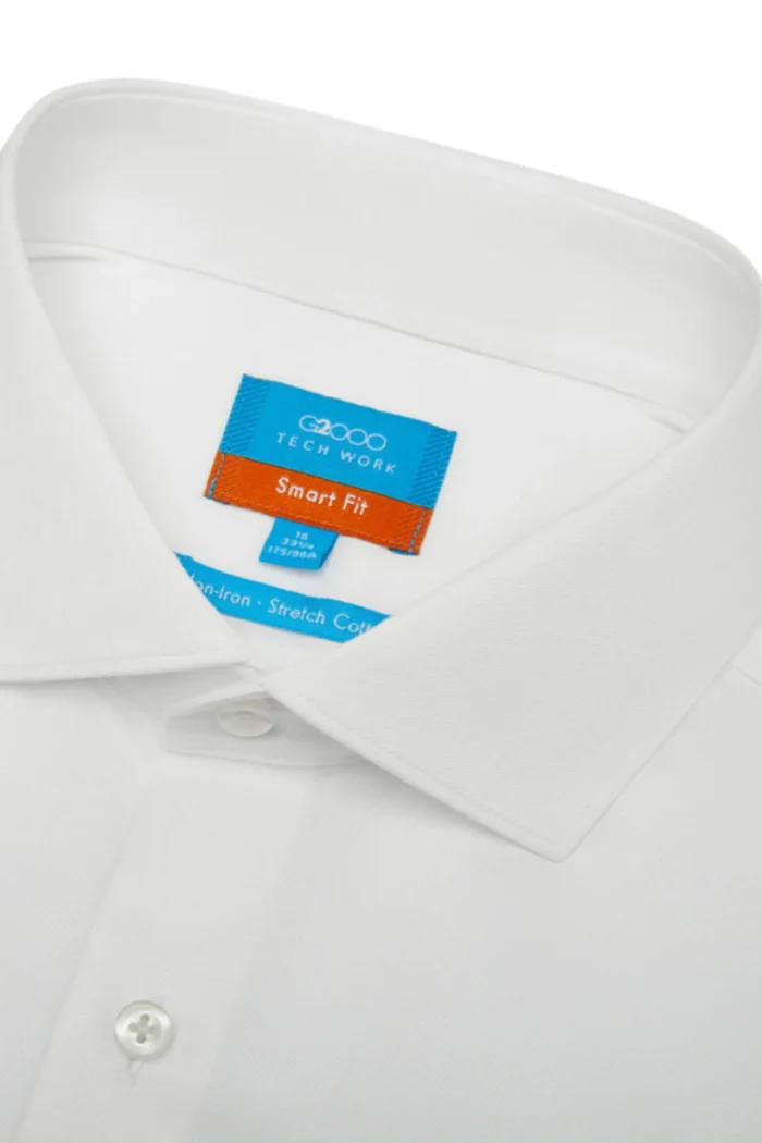 Non-Iron Cotton Stretch Smart Fit Twill Shirt - Image 4