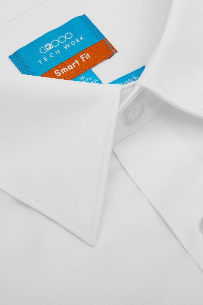 Non-Iron Dry Stretch Smart Fit Poplin Shirt - Image 4