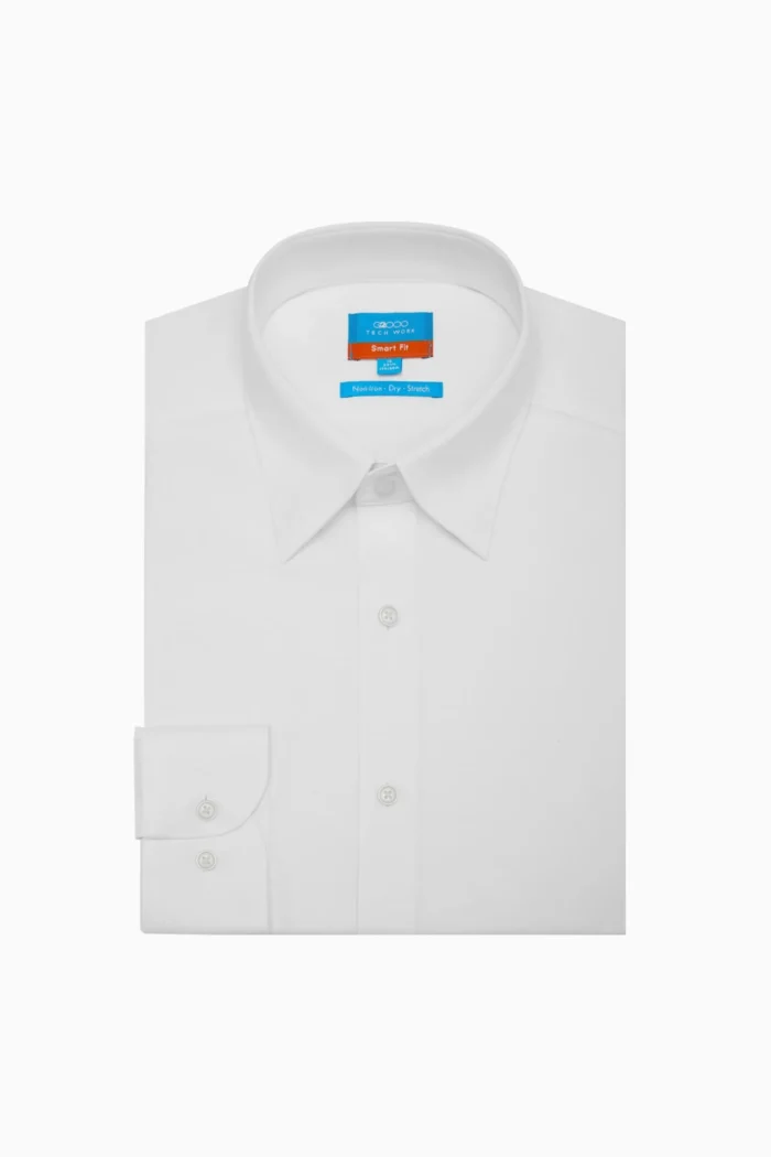 Non-Iron Dry Stretch Smart Fit Poplin Shirt - Image 3