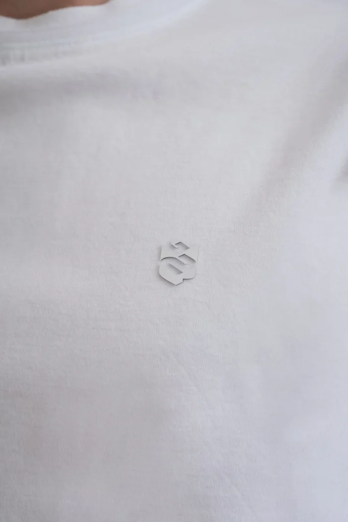 Super Soft Mercerized Pure Cotton Smart Fit Short Sleeve T-Shirt with Logo - Image 5