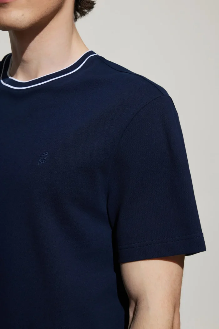 Cool Touch Cotton Pique Relax Fit Short Sleeve T-Shirt with Logo - Image 18