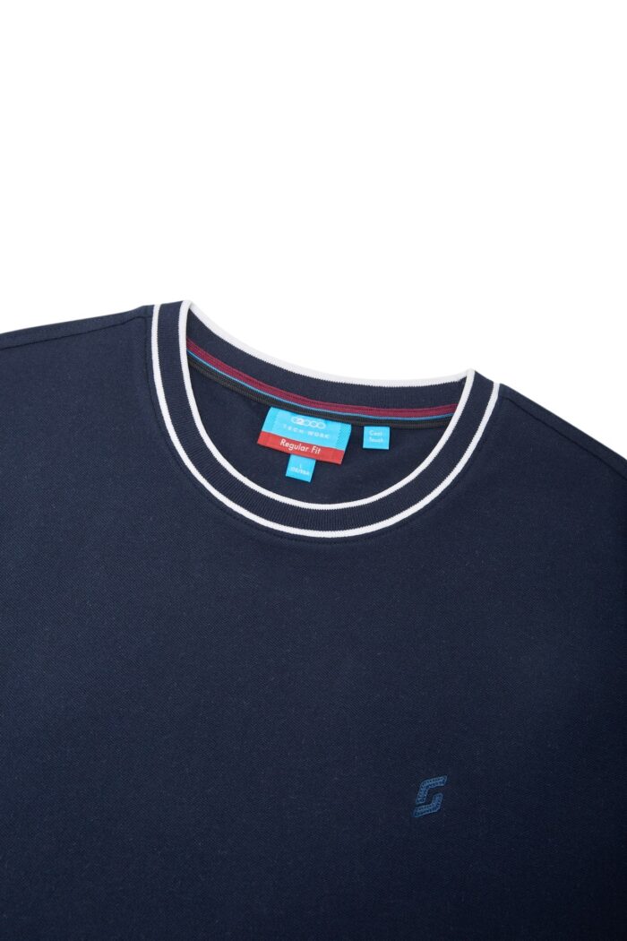 Cool Touch Cotton Pique Relax Fit Short Sleeve T-Shirt with Logo - Image 11