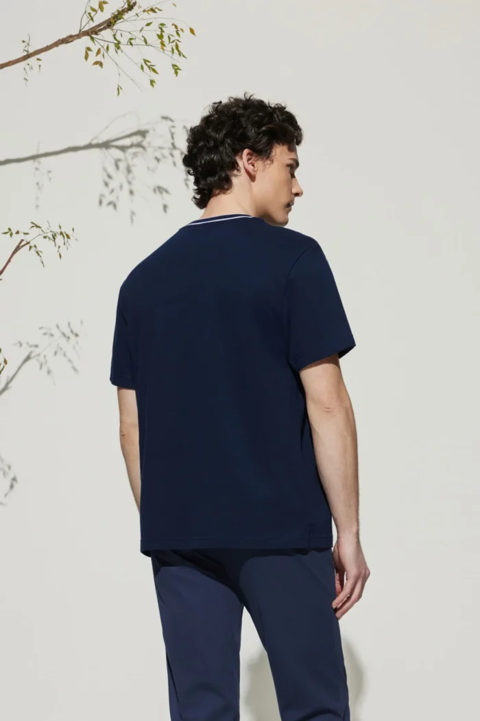 Cool Touch Cotton Pique Relax Fit Short Sleeve T-Shirt with Logo - Image 4
