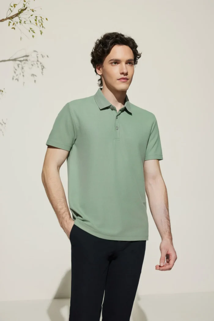 Easy Care Cool Touch Pique Smart Fit Short Sleeve Polo Tee - Image 1