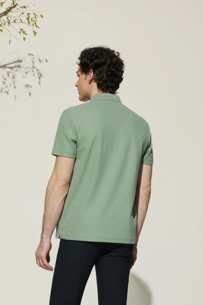 Easy Care Cool Touch Pique Smart Fit Short Sleeve Polo Tee - Image 3