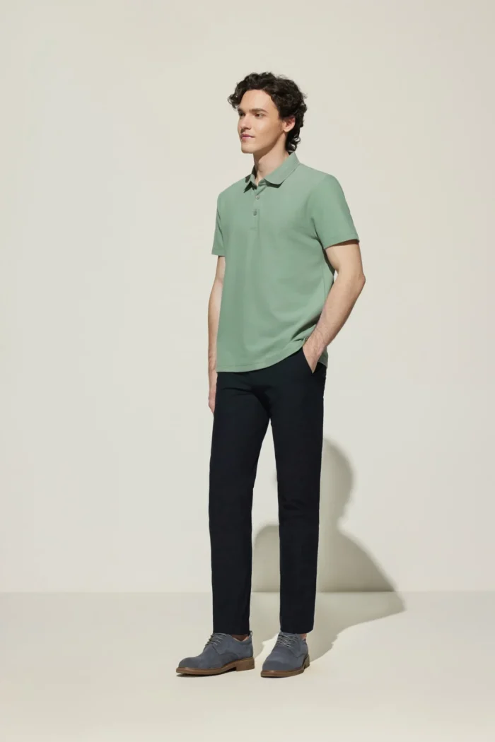 Easy Care Cool Touch Pique Smart Fit Short Sleeve Polo Tee - Image 2