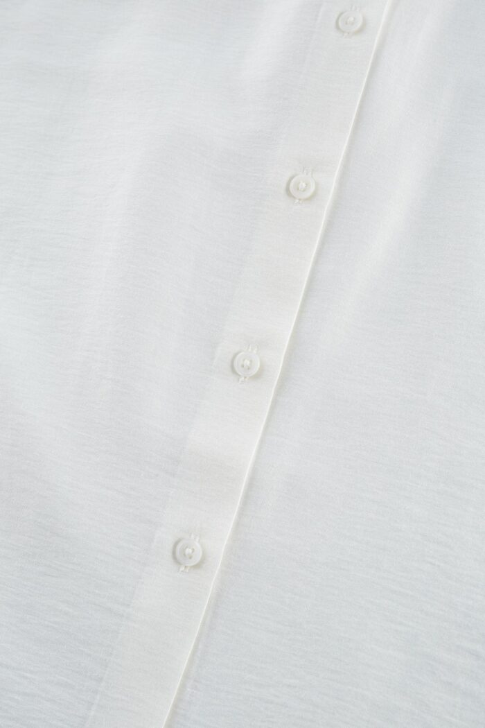 Shirt Collar Blouse With Necklace - Image 8